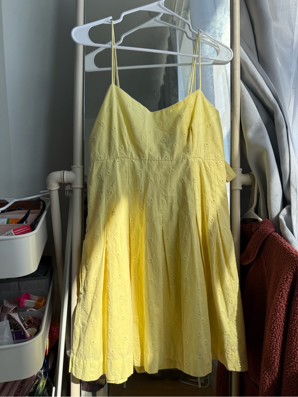 Cottagecore Softgirl NWT Damson Madder Iris yellow mini dress